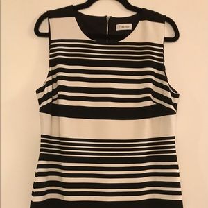 Calvin Klein Stripped Dress sz 14